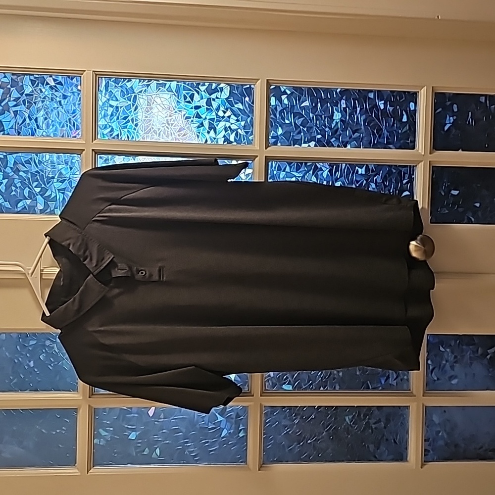 Hethcode XL Dark Gray Collared Short Sleeve Shirt